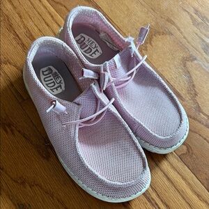 Hey Dude Light Pink Loafers